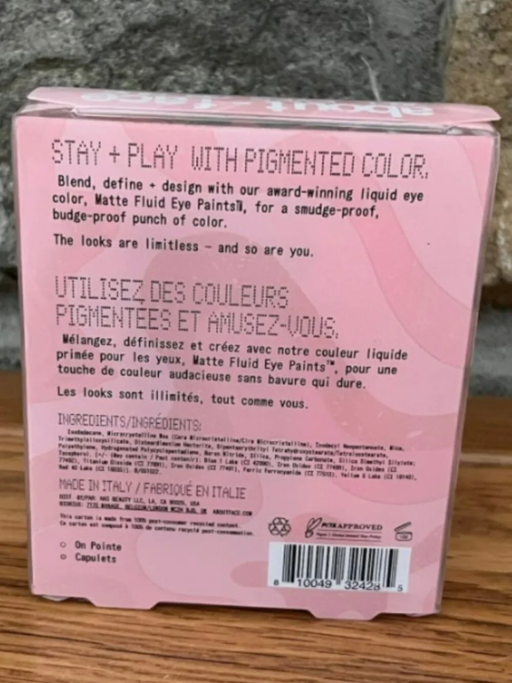 RARE About-Face All Eyes On Hue 2 Matte Fluid Eye Paints In On Pointe & Capulets